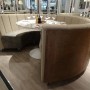 Circular booth seat – Copper